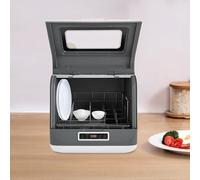 DSYOGX - Lavastoviglie da tavolo portatile, diverse modalità di pulizia, per 4-6 set di posate, colore: Bianco