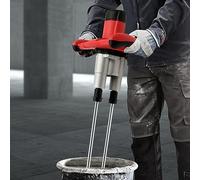 DSYOGX Mescolatore per malta mista, 2800 W, 6 marce, miscelatore per malta a doppio polo, per pittura ad olio, cemento, inchiostro da stampa, malta sottile, intonaco