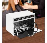 DSYOGX Sterilizzatore ad aria calda da 10 l, sterilizzatore ad alta temperatura con lampada a risparmio energetico da 8 W, gabinetto disinfettante, piccoli sterilizzatori per articoli per la casa