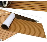 DSYOGX Tappetino Antiscivolo in Teak, 270 x 90 cm, in Schiuma di Teak, Adesivo Autoadesivo Tappetino Antiscivolo per Barche, Yacht, galleggianti