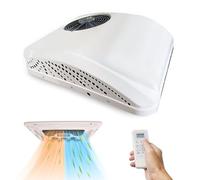 DSYYNAY Climatizzatore Da Tetto Per Camper, Doppia Funzione Calda E Fredda, 12 V/24 V, Condizionatore Da Tetto Universale Per Camper, Regolazione Della Conversione Di Frequenza, Bassa Rumorosità,12V(1