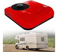 DSYYNAY Condizionatore D'aria CC, Condizionatore Aereo per Veicolo, Condizionatore D'aria Intelligente Inverter All-In-One, Adatto per Camper, Camion, Escavatore(Red,24V)