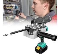 DSYYNAY Estrattore di cavi, Elettricista, infila tubi nascosti, macchina automatica di filettatura, cavo elettrico filo scuro filo di trazione macchina filettatura(Onebattery)