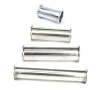 DSZUJTYROP 1 x 1,5" triplice morsetto tubo O/D 32 mm, 200 mm, lunghezza SUS304