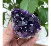 DSZUJTYROP 100-120g Stone Deep Amethyst Quartz Crystal Cluster Ornaments