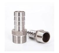 DSZUJTYROP 19mm Hose Barb x 3/4" BSP Male Thread 304 Stainless Steel Pipe Fitting