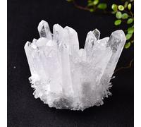 DSZUJTYROP 1pc Amethyst Cluster Crystal Quartz Stone Rough Crystals Home Decor (Color : Clear, Size 500-600g)