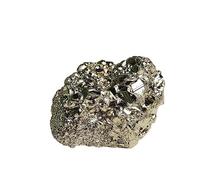DSZUJTYROP 1pc Pyrite Crystal Cluster Irregular Stone Rock Sample Home Decoration Raw Crystals Decoratio (Size : 50-60g)