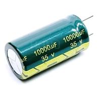 DSZUJTYROP 2PCS Low ESR/Impedance High Frequency 35v 10000UF Aluminum electrolytic Capacitor Size 18 * 35mm