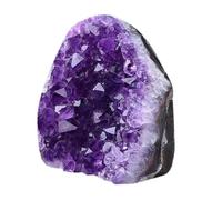 DSZUJTYROP Amethyst Crystal Geode Cluster Raw Purple Gemstones Irregular Quartz for Decor,700~800g