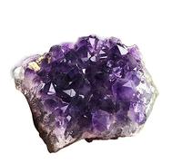 DSZUJTYROP Amethyst Geode Quartz Cluster Crystal (Size : 100-130g)