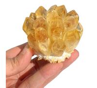 DSZUJTYROP Citrine Cluster Irregular Quartz Crystal Ornament Point Home Decor,500~600g