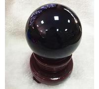 DSZUJTYROP Colored Crystal Balls Home Ornaments Glass Creative Crafts,Black,200mm