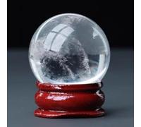 DSZUJTYROP Crystal Ball, White, Amethyst, Obsidian, Home Entrance Desk Decoration Ornaments,B-28~32mm