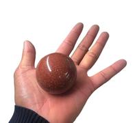 DSZUJTYROP Decorative Ornaments Gold Dust Ball Crystal Stone (Size : 5pcs)