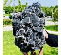 DSZUJTYROP Decorative Ornaments Sphalerite Cluster Quartz Crystal (Size : 450-500g)