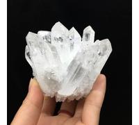 DSZUJTYROP Decorative Ornaments White Phantom Quartz Crystal Cluster Ore Home Decoration Crafts specimens (Size : 200-300g)