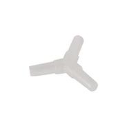 DSZUJTYROP Garden Plumbing 50 Pieces of Three-Way Right Angle 90 Degree Elbow Connector White Black Optional Garden Watering Hose Water Pipe Joint Aquarium Accessories (Color : White Y Shape)