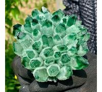 DSZUJTYROP Green Beautiful Ghost Crystal Cluster Ornaments (Size : 300-350g)