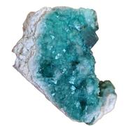 DSZUJTYROP Green Fluorite Cluster Quartz Crystal Stone Rock for Collection Wicca Home Decor Ornaments,400~500g