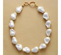 DSZUJTYROP Holiday Cultured Baroque Pearl Aesthetic Women Strand Collar Choker Ocean Necklace Classy Designer Jewelry