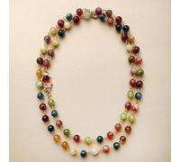 DSZUJTYROP Minimalist Stone French Style Gemstones Link Chain Spiritual Elegant Statement Necklaces Jewelry(70)