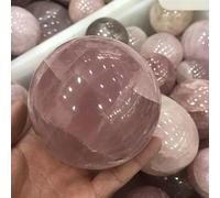 DSZUJTYROP Nature Rose Quartz Crystal Ball Ornaments