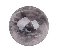 DSZUJTYROP Quartz Crystal Ball Divination Gemstone Sphere White Decorative Crystals Stone for Feng Shui Home Decor,4.7"(12cm)