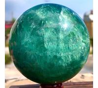 DSZUJTYROP Stone Green Fluorite Crystal Ball Sphere Gem Home Decoration Gift(710-800g)