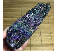DSZUJTYROP Stone Rainbow Carborumdum Rough Crystal Colorful Home Decor(150-200g)