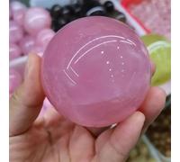 DSZUJTYROP Stone Rose Quartz Crystal Ball Home Decor Gift(71-80mm)