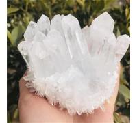 DSZUJTYROP Stone Transparent White Quartz Crystal Cluster Gift(500-600g)