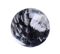 DSZUJTYROP White Crystal Melting Ball Home Decoration Feng Shui Rotating,White-3~4cm