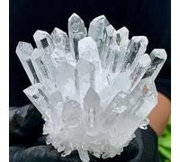 DSZUJTYROP White Phantom Quartz Crystal Cluster Samples Heal Home Office Decoration (Size : 1600-1800g)
