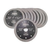 DT-DIATOOL Disco Diamantato 10 Pezzi 115 mm x 22,23 mm Super Sottile Lama Della Sega per Porcellana Piastrella Marmo Ceramica Granito