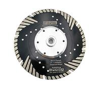 DT-DIATOOL Disco Diamantato 180 mm x M14 Lama per Sega Turbo con Denti Protettivi per Taglio Rettifica Calcestruzzo Piastrelle Marmo Granito