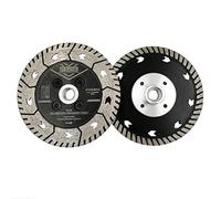 DT-DIATOOL Disco Diamantato 2 Pezzi 115 mm x M14 Lama per Sega a Doppia Faccia per Taglio Rettifica Calcestruzzo Marmo Granito Pietra