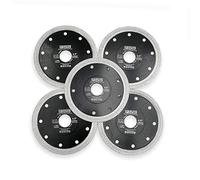 DT-DIATOOL Disco Diamantato 5 Pezzi 115 mm Lama Della Sega con X Mesh Turbo per Porcellana Piastrella Marmo Ceramica Granito