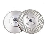 DT-DIATOOL Disco Diamantato per Taglio e Smerigliatura 2 Pezzi 105 mm x M14 Lama per Sega Elettrolitica per Piastrelle Granito Marmo Pietra