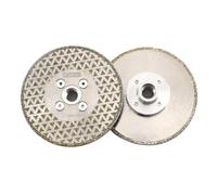 DT-DIATOOL Disco Diamantato per Taglio e Smerigliatura 2 Pezzi 115 mm x M14 Lama per Sega Elettrolitica per Piastrelle Granito Marmo Pietra