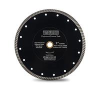 DT-DIATOOL Lama per sega diamantata, 230 mm, super sottile, con segmenti turbo per ceramica, granito, marmo, pietra artificiale