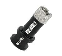 DT-DIATOOL Punte per Trapano Diamantate 20mm per Perforazione a Secco Piastrelle Porcellana Marmo Ceramica Granito