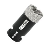 DT-DIATOOL Punte per Trapano Diamantate 28mm per Perforazione a Secco Piastrelle Porcellana Marmo Ceramica Granito