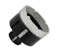 DT-DIATOOL Punte per Trapano Diamantate 65mm per Perforazione a Secco Piastrelle Porcellana Marmo Ceramica Granito Lunghezza 75mm