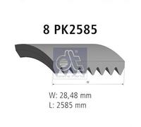 DT Spare Parts 4.80745 Cinghia Poly-V per MERCEDES-BENZ,SCANIA