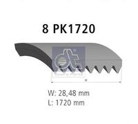 DT Spare Parts 5.41411 Cinghia Poly-V per DAF,MERCEDES-BENZ,SETRA,VOLVO
