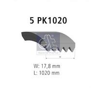 DT Spare Parts 6.31501 Cinghia Poly-V per BMW,CADILLAC,CHEVROLET,CITROËN,DAEWOO,