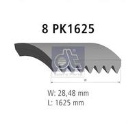 DT Spare Parts 7.54808 Cinghia Poly-V per HEULIEZ,IRISBUS,IVECO