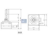 DT SPARE PARTS Lampada xenon Lampadine xenon 3.32943 per VW GOLF VI (5K1)