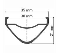 Cerchio da 27,5 DT Swiss Disc MTB XM 481 28 Fori